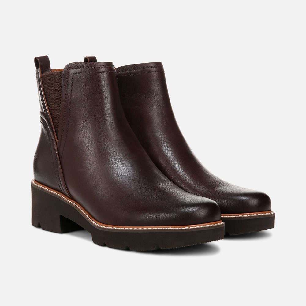 Naturalizer Darry Bootie - Dark Brown Leather  Naturalizer Darry Bootie - Dark Brown Leather