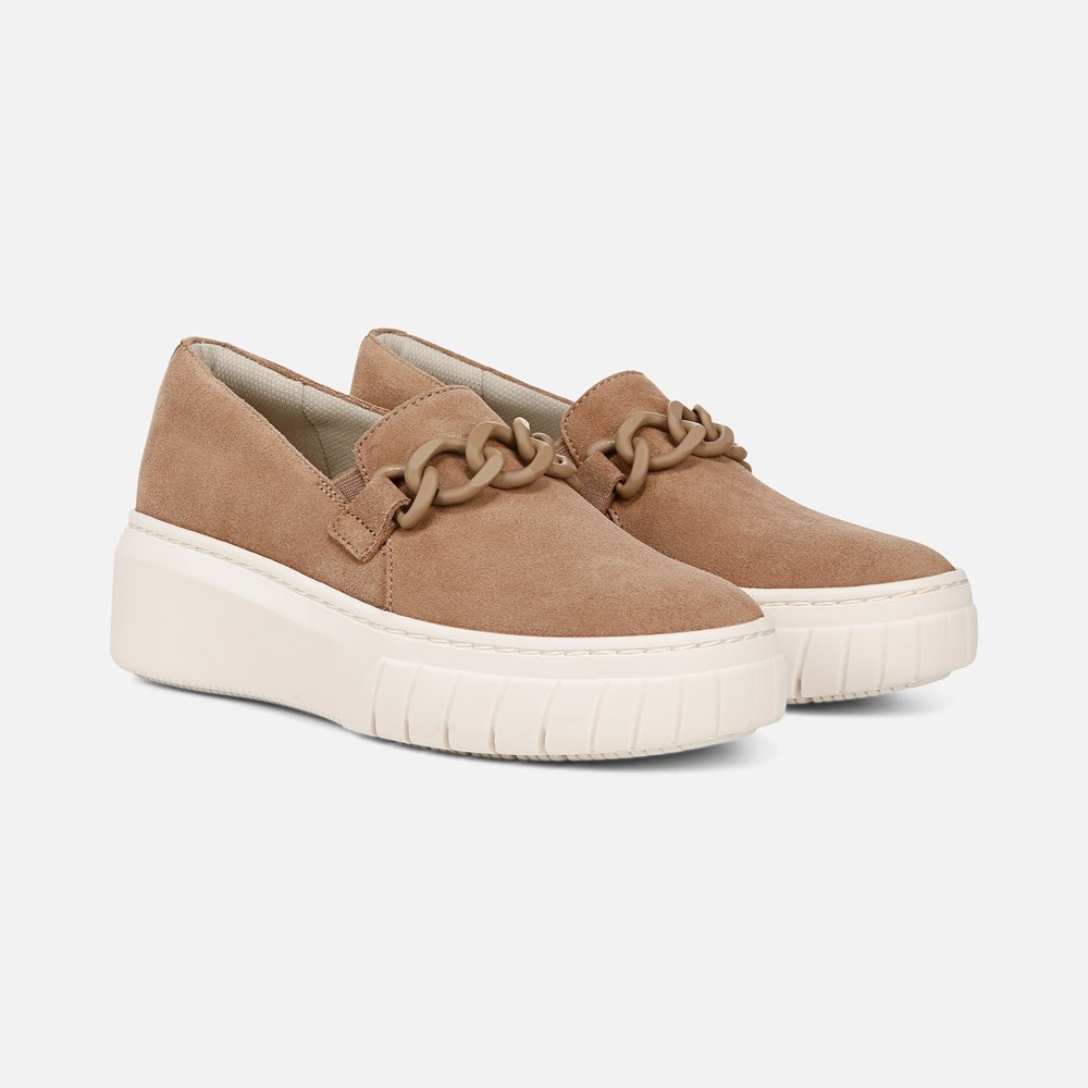 Naturalizer Daphne Slip on Sneaker - Camel Brown Suede  Naturalizer Daphne Slip on Sneaker - Camel Brown Suede